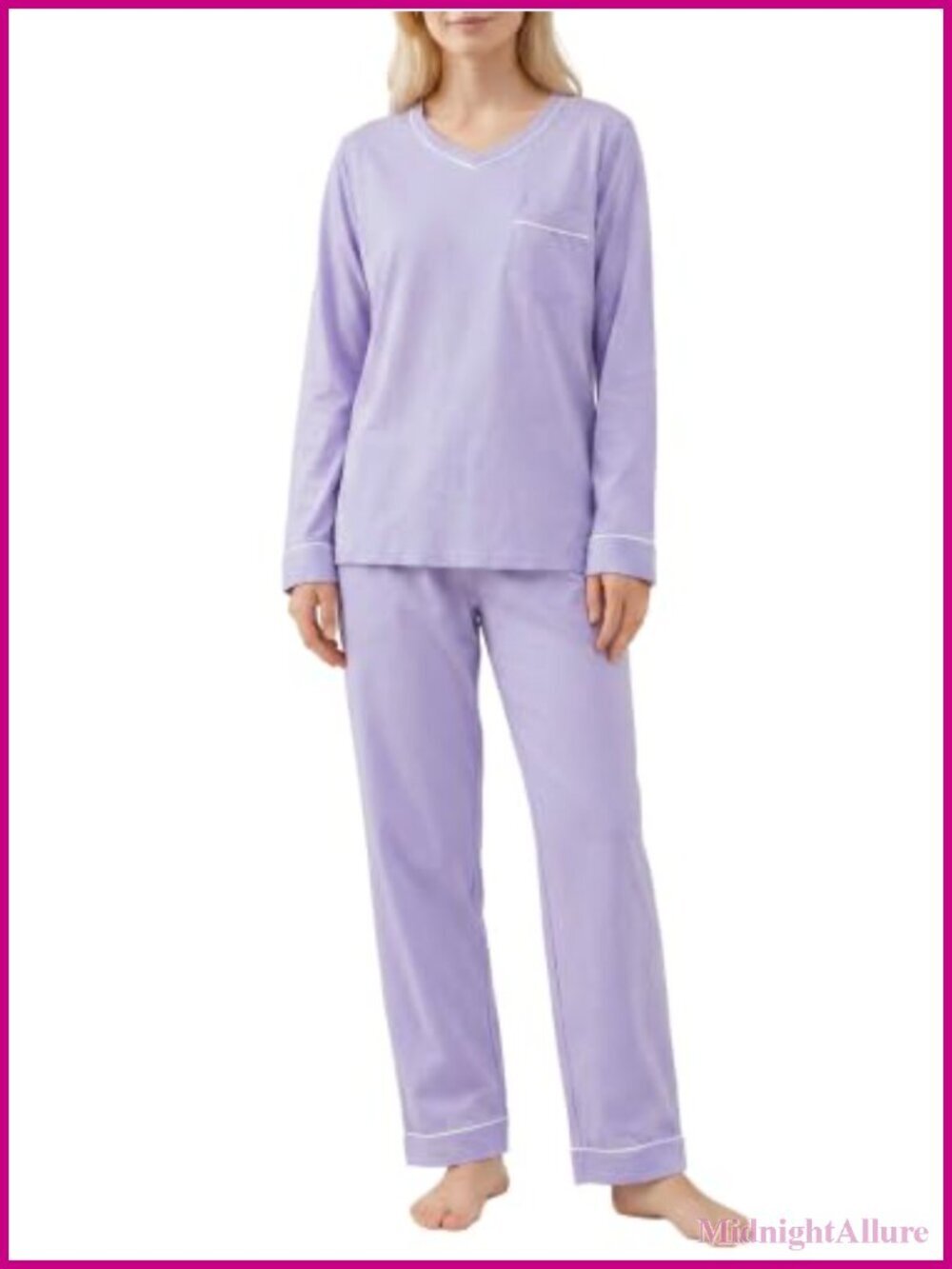 Petite 2-Piece Cotton Pajama Set - Long Sleeve